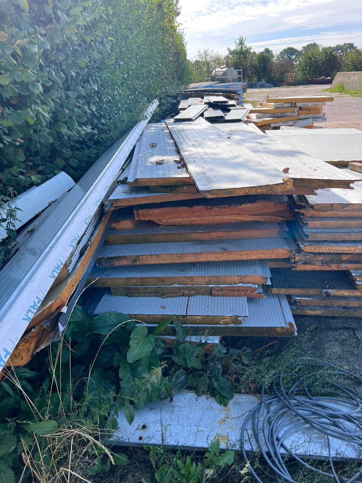 Sandwichpanelen te koop, Ophalen, Gebruikt, Overige materialen, 50 tot 100 mm