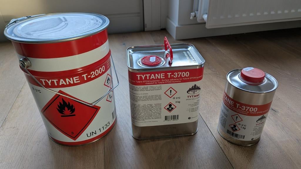 EPDM lijm - Tytane T-2000 en T-3700 voor dakbedekking EPDM, Ophalen of Verzenden, Nieuw