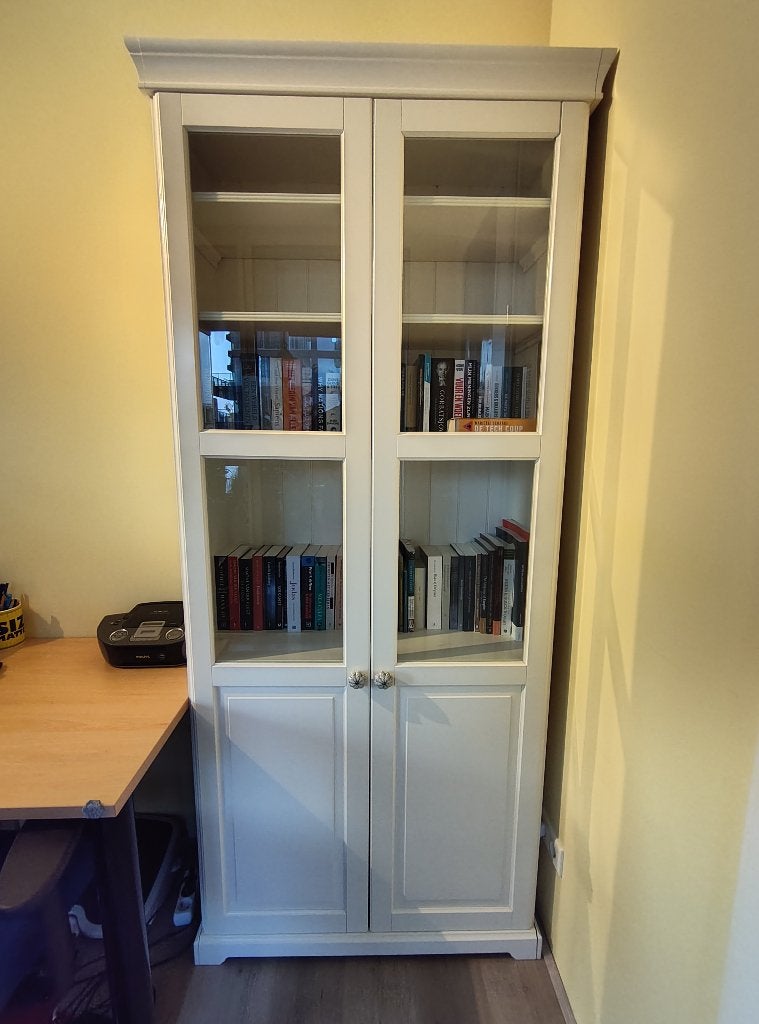 Boekenkast LIATORP, Ophalen, Met deur(en), 200 cm of meer, 50 tot 100 cm