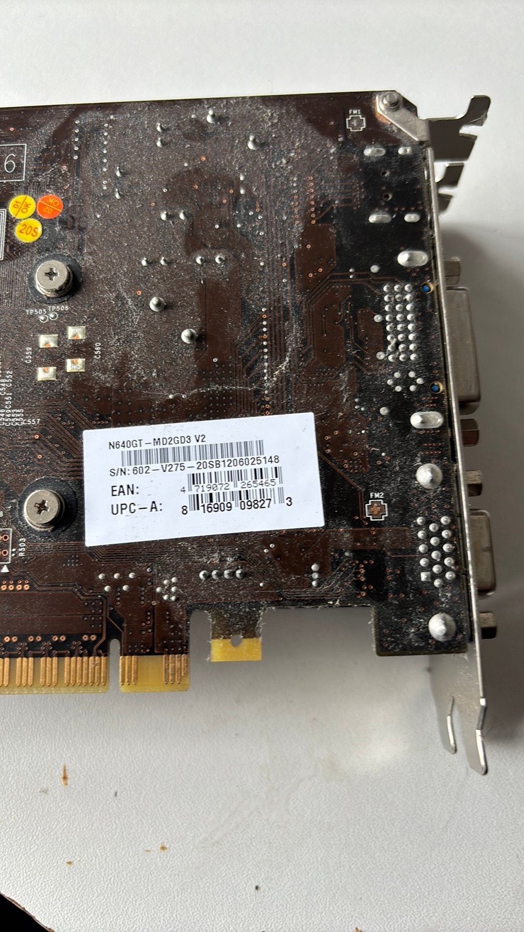 MSI N640-2GD3, Verzenden, GDDR3, PCI, DVI