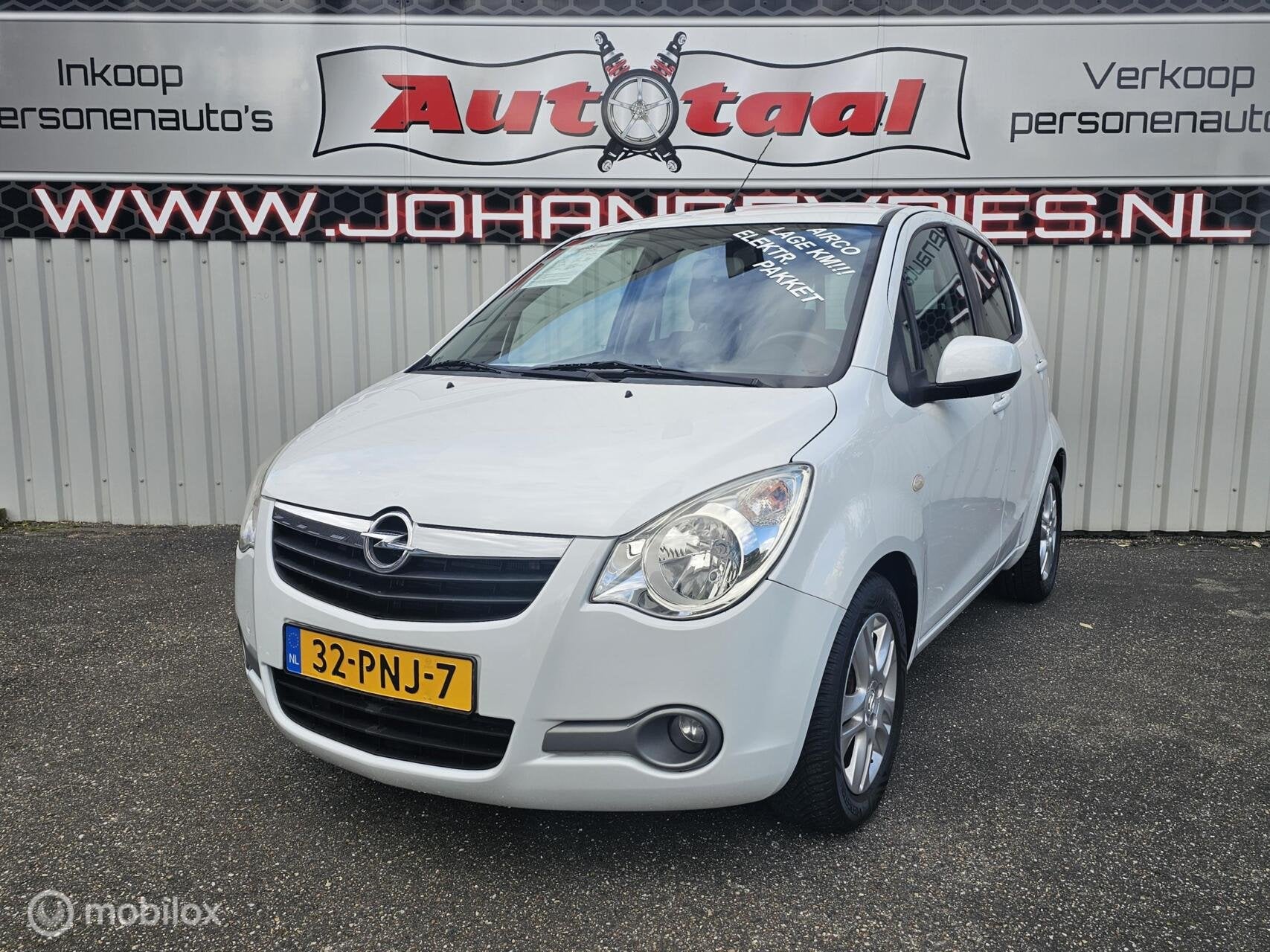 Opel Agila 1.2 Edition I Airco I Elektr.-pakket I Hoogzitter, Voorwielaandrijving, 4 cilinders, 965 kg, Wit