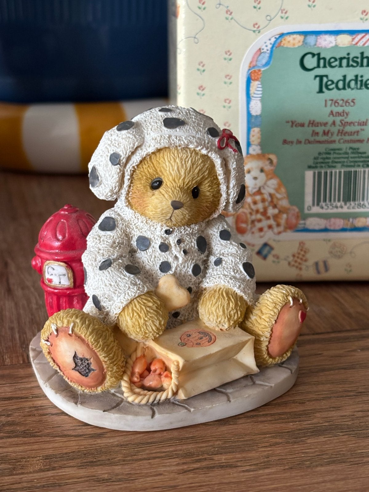 Cherished Teddies Andy - Dalmatian Kostuum Beeldje, Verzamelen, Ophalen of Verzenden, Zo goed als nieuw, Beeldje, Cherished Teddies