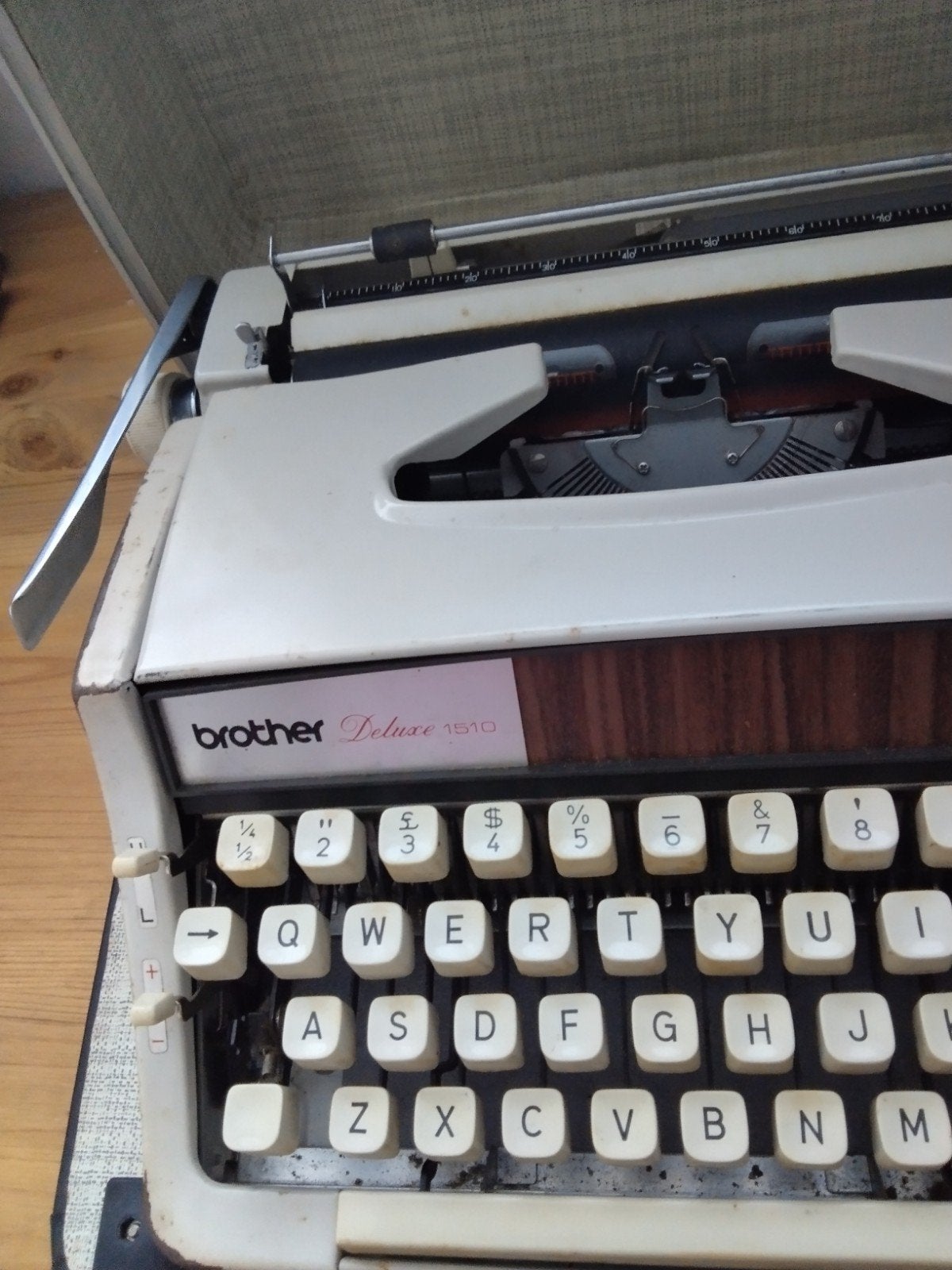 Oude Brother typemachine met koffer, Ophalen of Verzenden