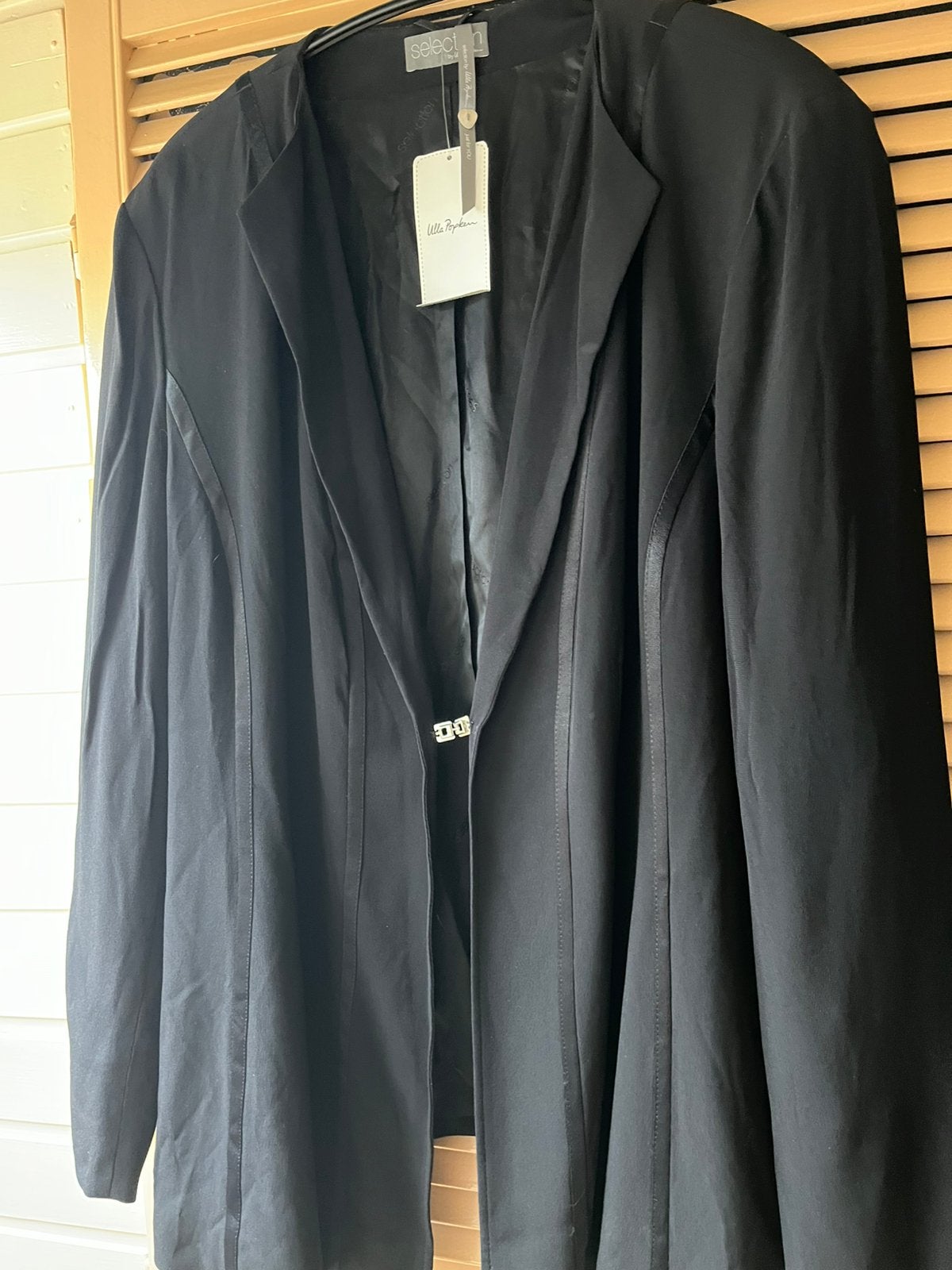 Zwart jasje Ulla Popken maat 46, Zwart, Maat 46/48 (XL) of groter, Nieuw, Ophalen of Verzenden