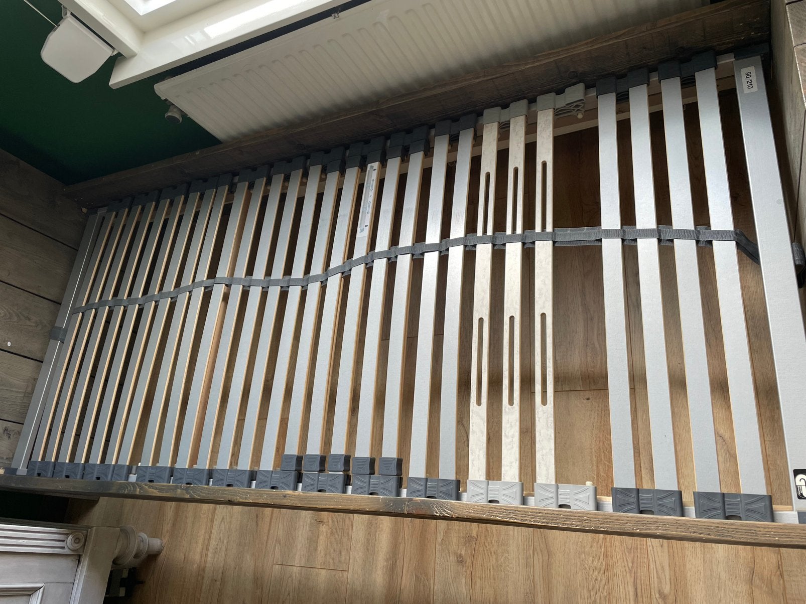 MOET WEG -> Nette lattenbodem 90x210, Ophalen, Gebruikt, 90 cm, Eenpersoons