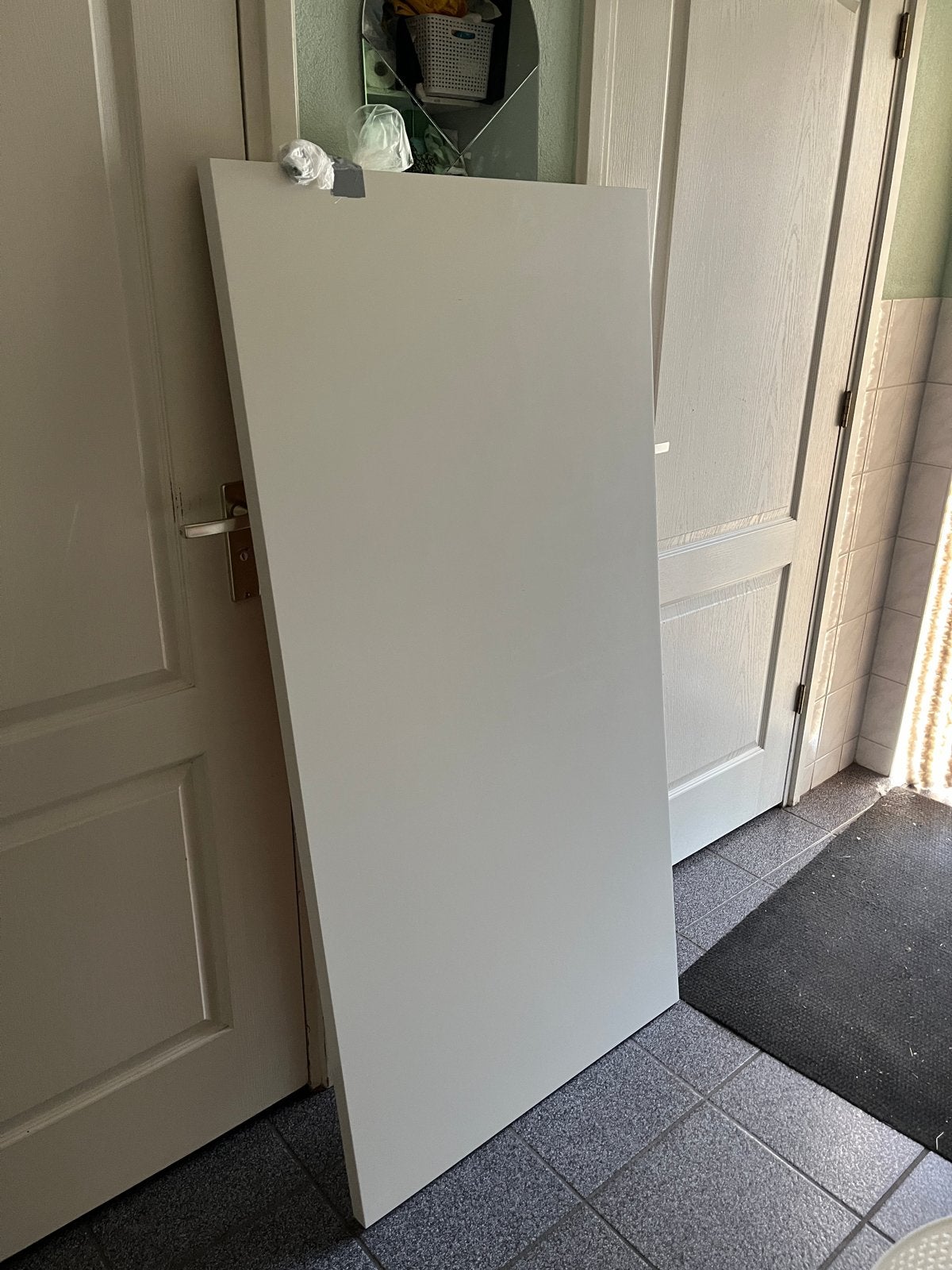 IKEA Linnmon verrijdbaar bureau (150x75), Huis en Inrichting, Bureaus, Gebruikt, Computerbureau, IKEA, Modern, Spaanplaat of MDF