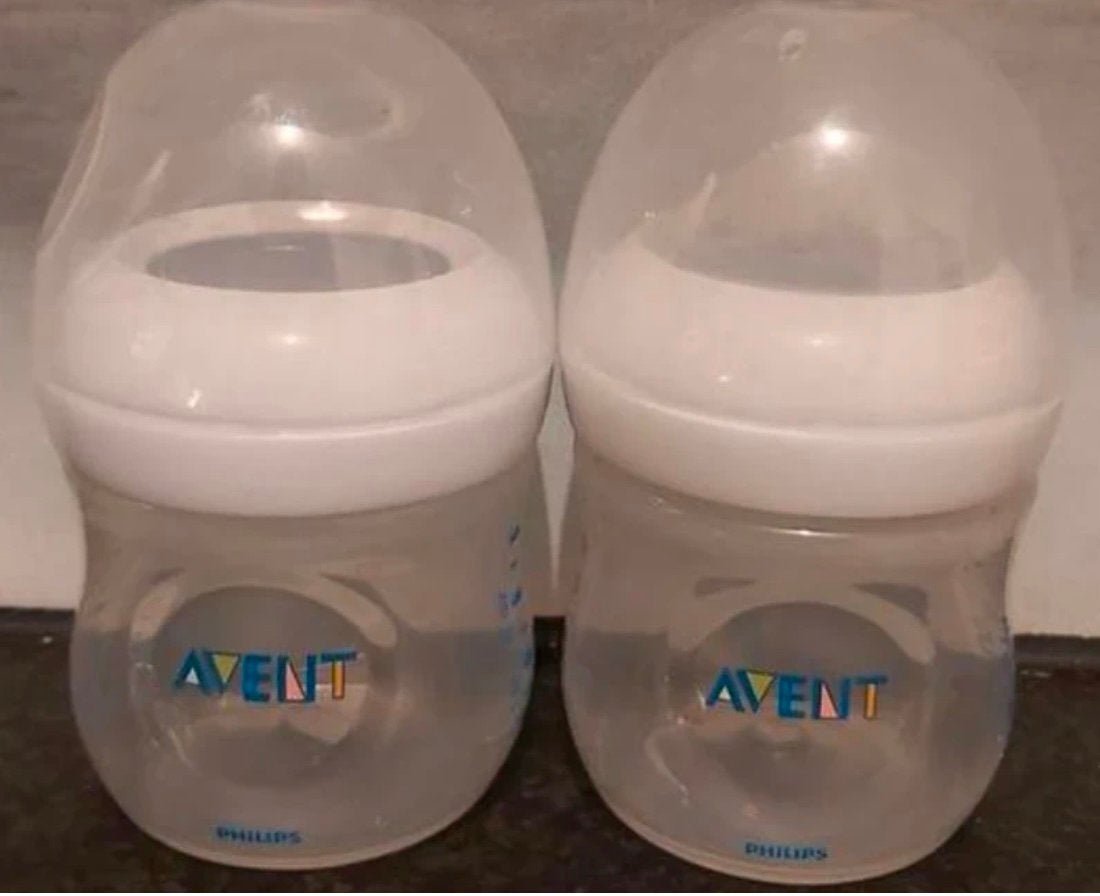 2 aventfles avent fles flesje drinkfles drink 125 ml baby, Ophalen of Verzenden, Zo goed als nieuw, Overige typen