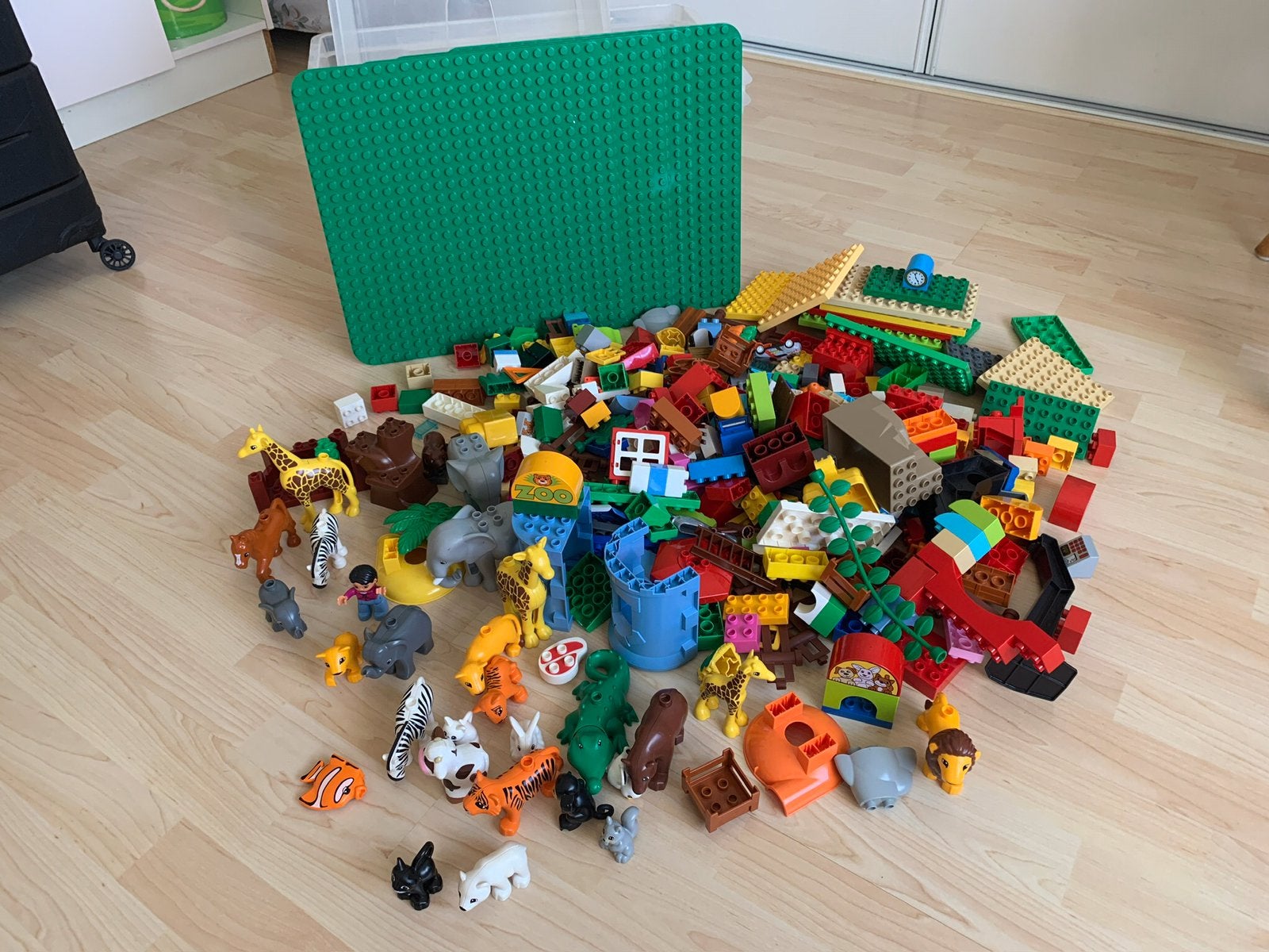 Lego Duplo DIERENTUIN, Ophalen of Verzenden, Zo goed als nieuw