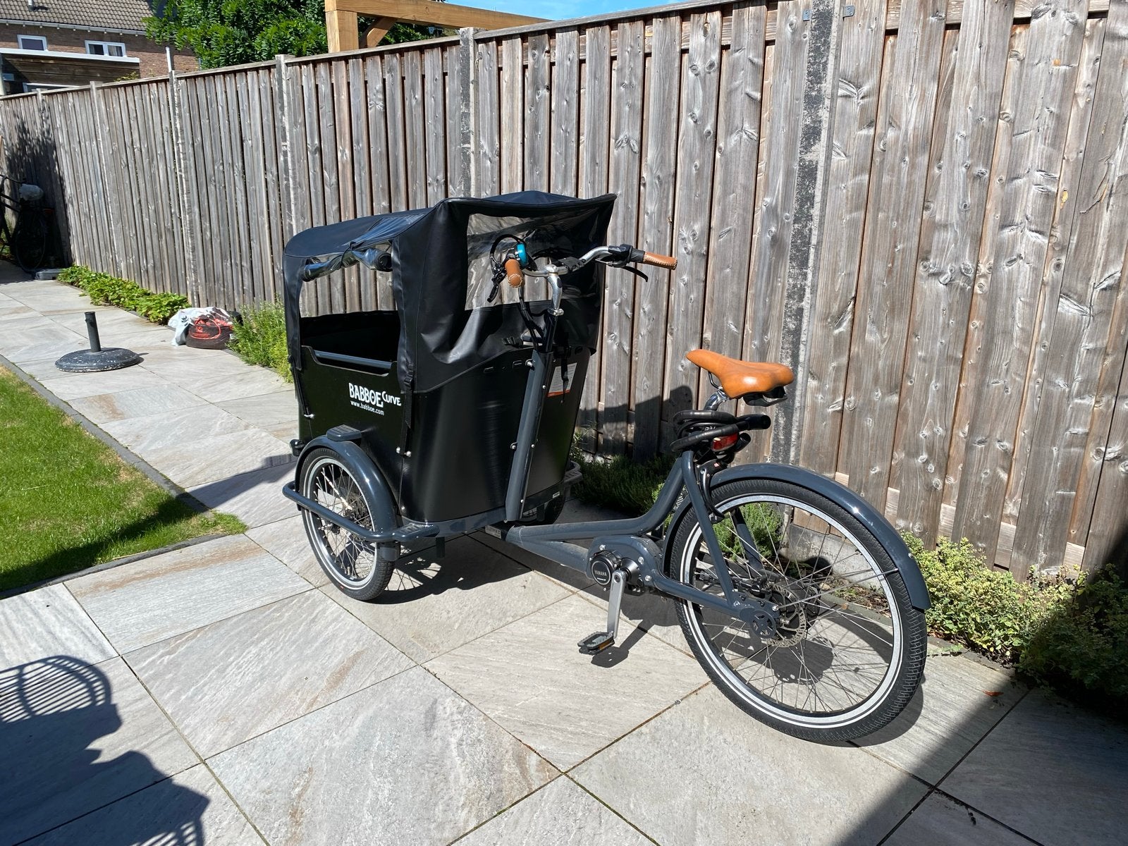 Babboe Curve Mountain Bakfiets 2023 - Slechts 884 km, Gebruikt, Elektrisch, 2 kinderen, Schijfrem