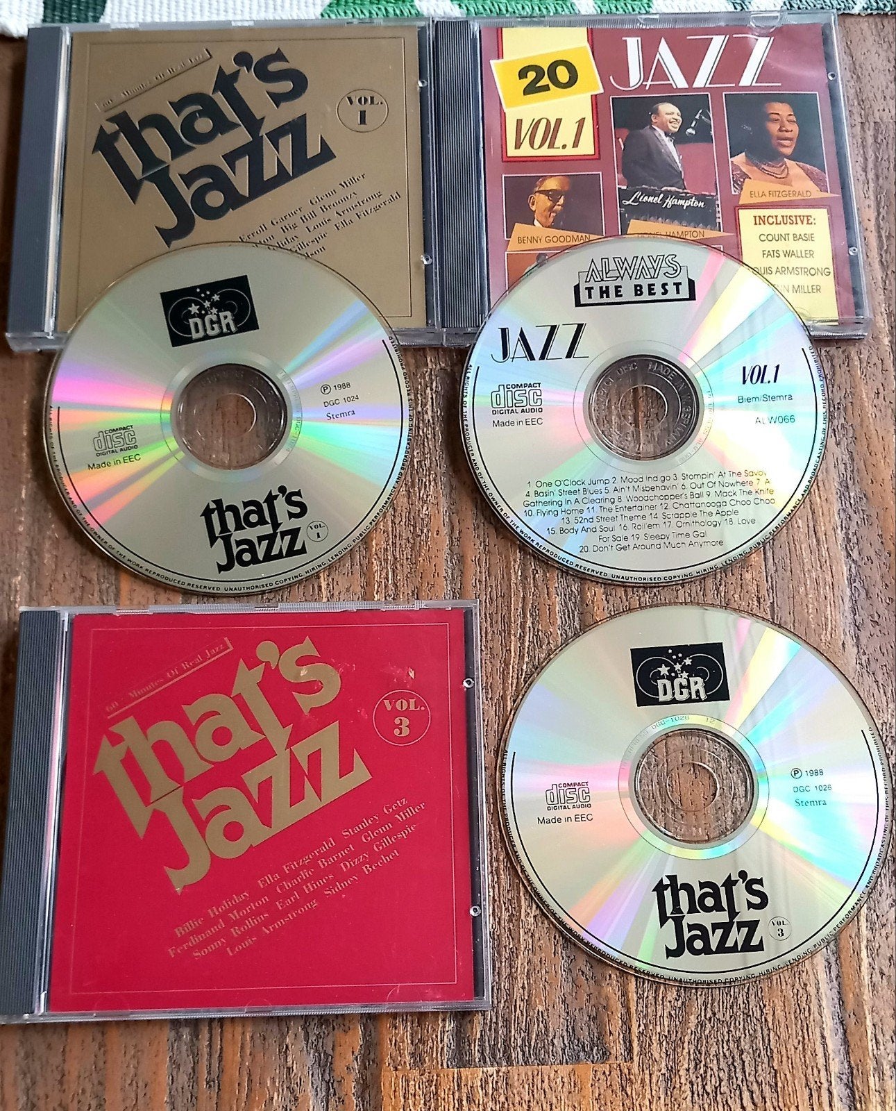 Jazz cd,s 3 stuks uit 1988., Ophalen of Verzenden, Jazz