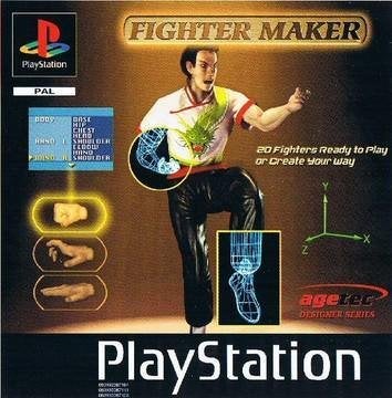Fighter Maker PS1, Spelcomputers en Games, Games | Sony PlayStation 1, Gebruikt, Vechten, 2 spelers, Ophalen of Verzenden