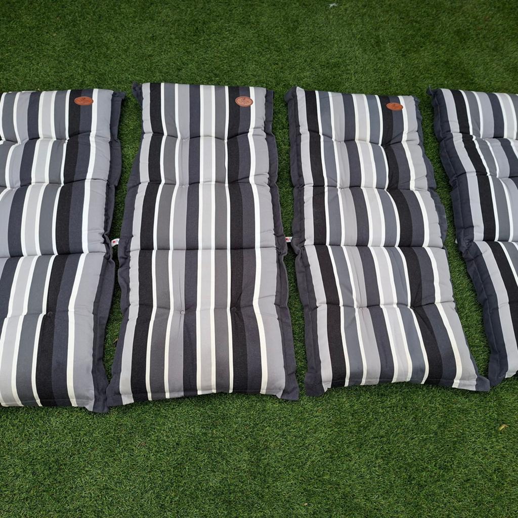 4 Summerset Tuinstoelkussens van Intratuin., Tuin en Terras, Tuinmeubel-accessoires, Ophalen, Zo goed als nieuw