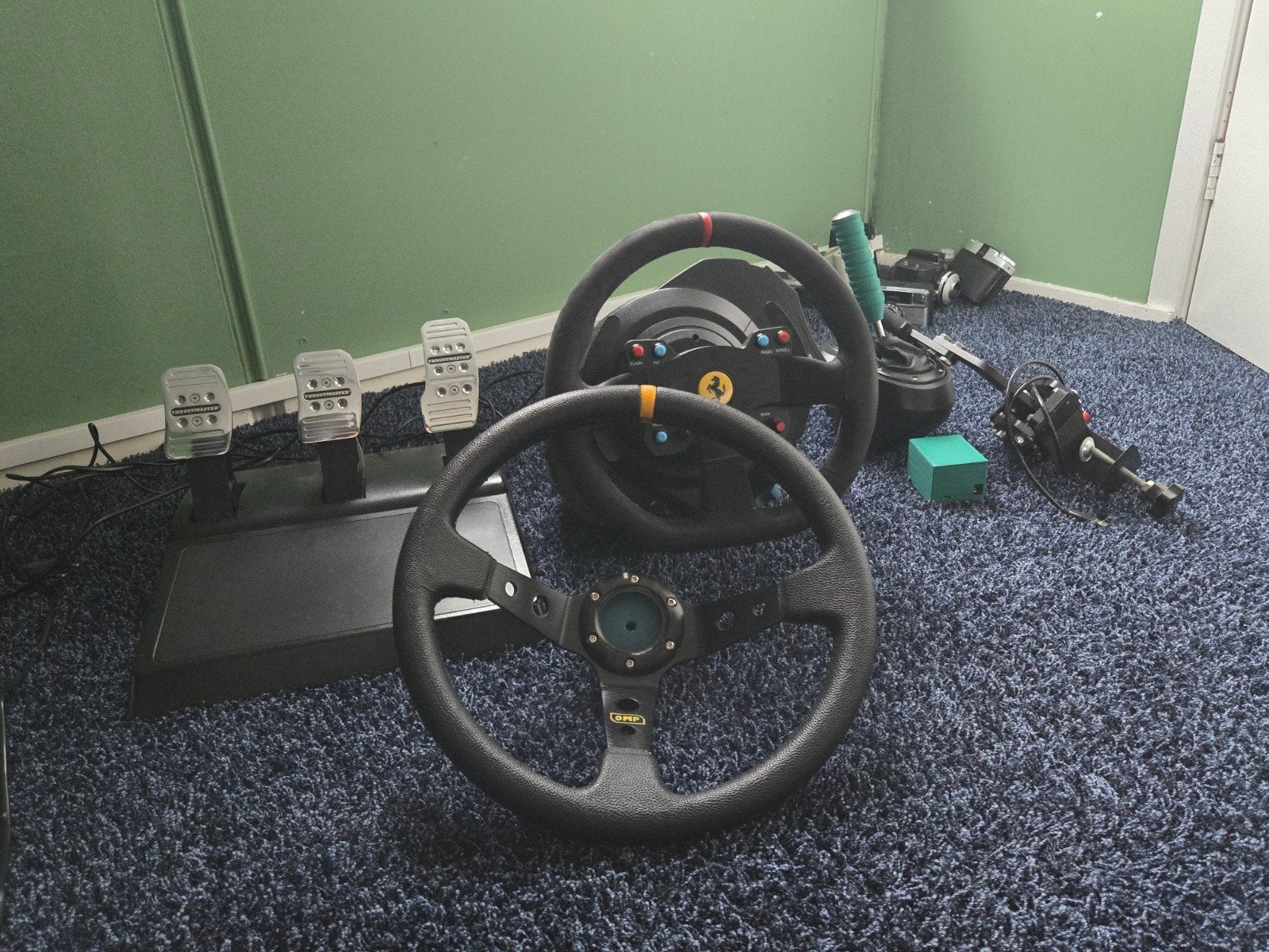 Thrustmaster T300RS Ferrari Edition Sim Racing Set, Racestuur, Gebruikt, Force feedback, Ophalen of Verzenden