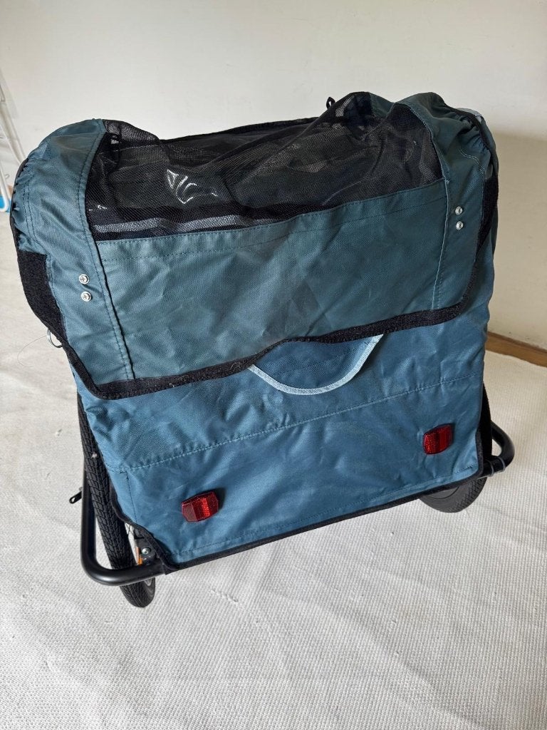 Fietskar opvouwbaar, Fietsen en Brommers, Fietsaccessoires | Aanhangers en Karren, Ophalen, Opvouwbaar, Nieuw, Decathlon