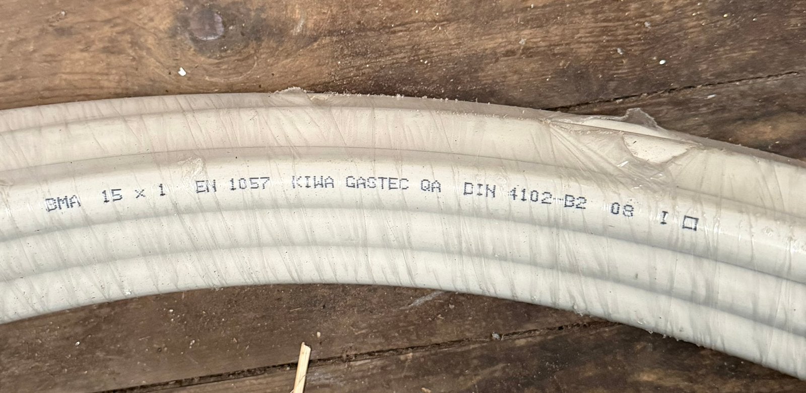 Niewe rollen kiwa wicu lijding van koper, Ophalen, Overige materialen, 6 meter of meer, Overige typen