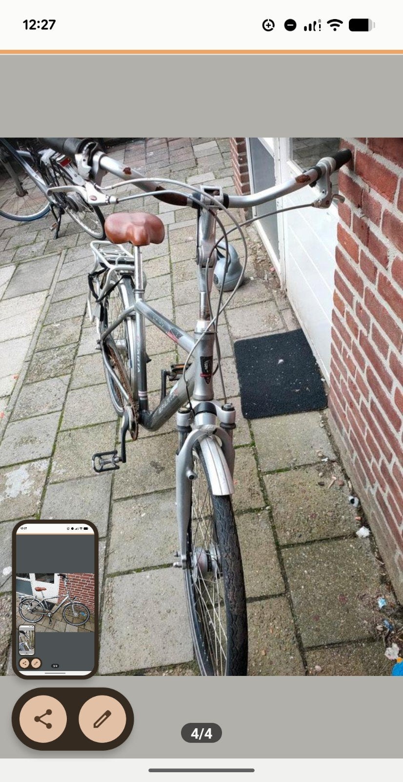 Sparta 26inch, Fietsen en Brommers, Fietsen | Dames | Damesfietsen, Ophalen of Verzenden, Zo goed als nieuw, Sparta
