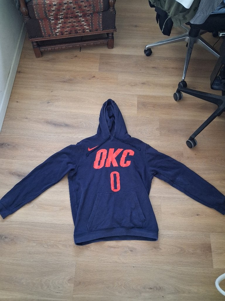 Nike NBA Hoodie Russell Westbrook Oklahoma City Thunder, Ophalen of Verzenden, Zo goed als nieuw, Kleding