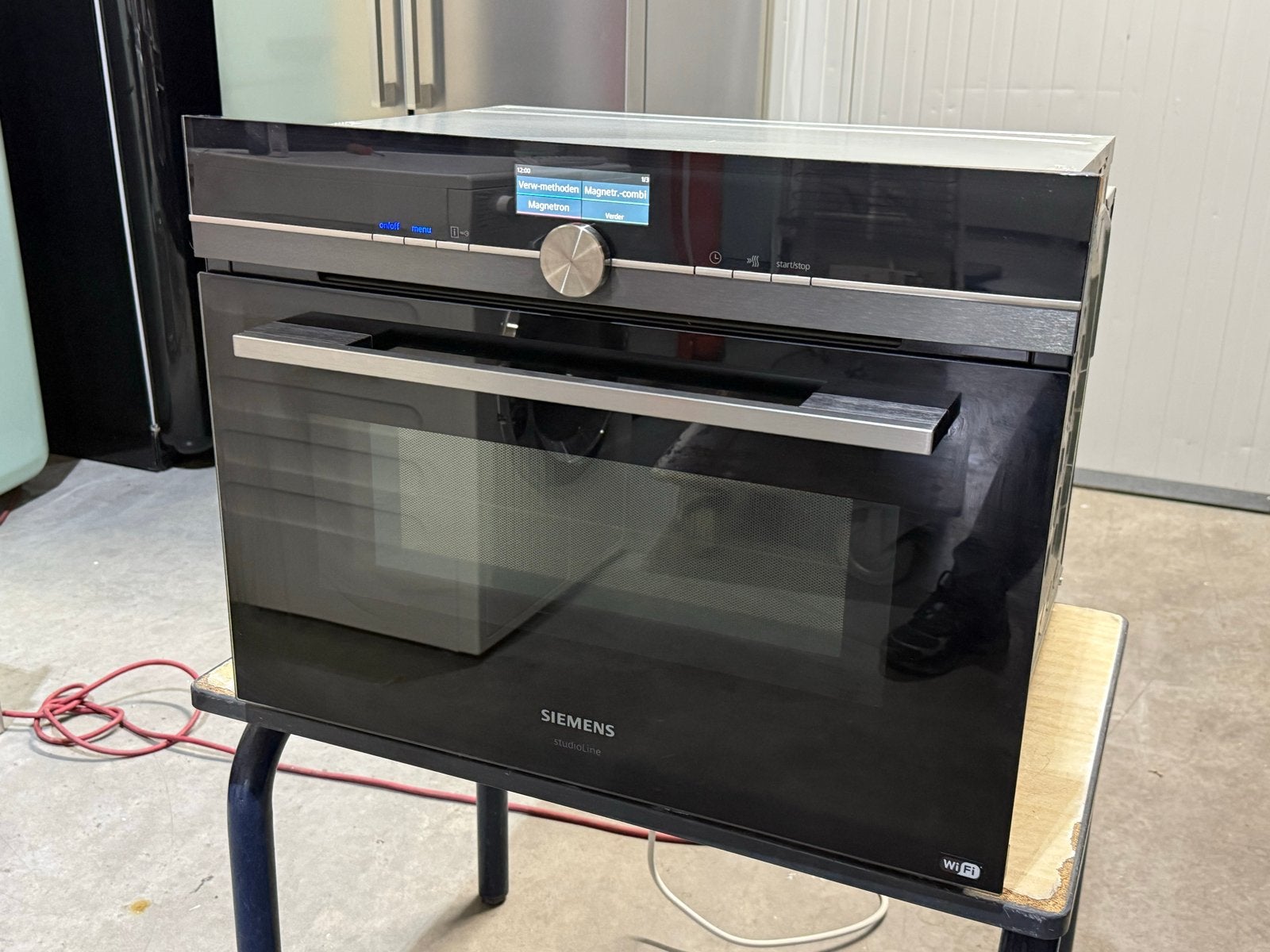 Siemens Studioline Combi-oven met magnetronfunctie, 45 tot 50 cm, Bella, Hete lucht, 60 cm of meer