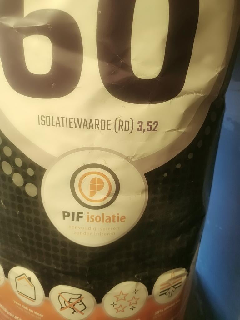 PIF Isolatie HOME 60 - 4m² isolatiedeken, Doe-het-zelf en Verbouw, Isolatie en Afdichting, Minder dan 4 cm, Overige materialen