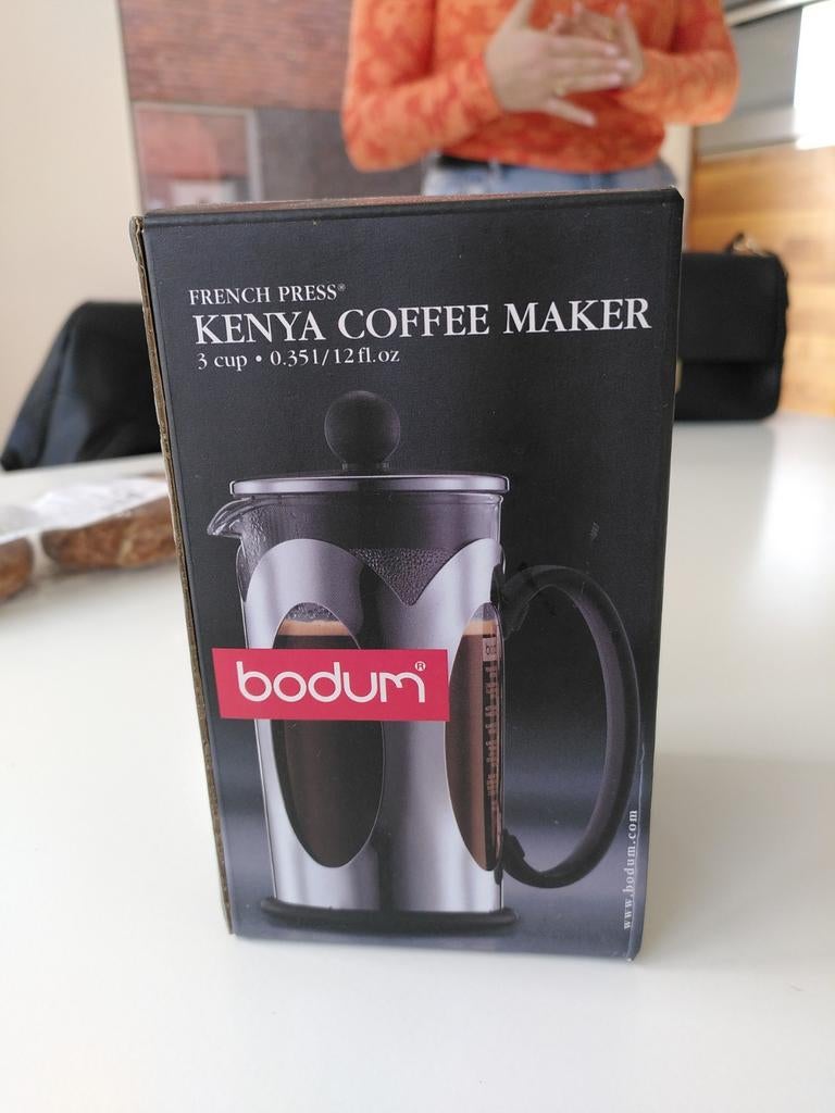 Bodum Kenya French Press Koffiezetapparaat 3 kopjes, Gemalen koffie, Ophalen of Verzenden, 1 kopje, Koffiemachine
