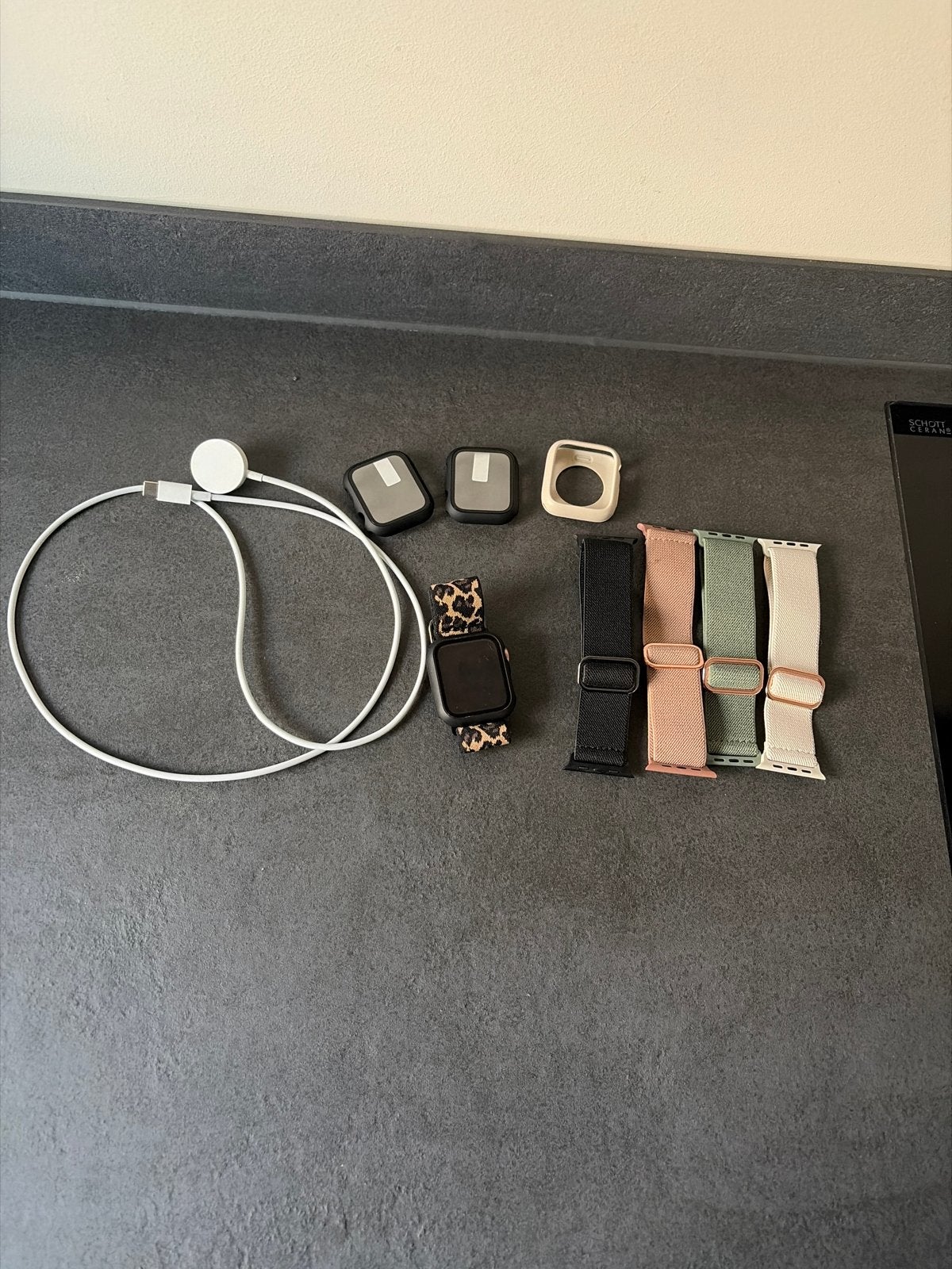 Apple Watch Series 6 44mm met accessoires, Ophalen, IOS, Afstand, Gebruikt