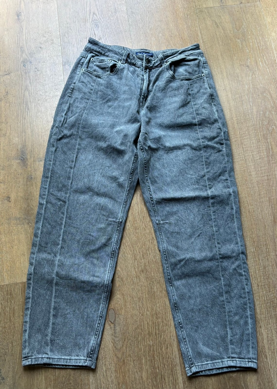 Red Button jeans Caitlin Sidepatch grey denim 40, Verzenden, Zo goed als nieuw, Grijs, W30 - W32 (confectie 38/40)
