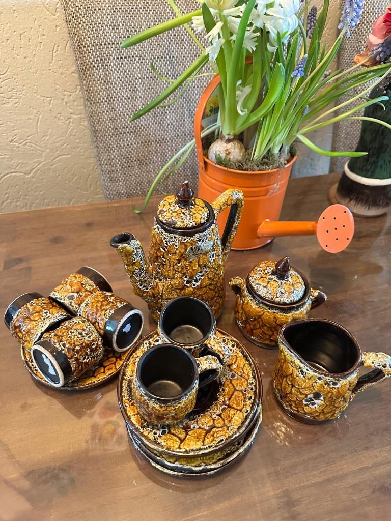Servies antiek retro vintage bord mok, Ophalen