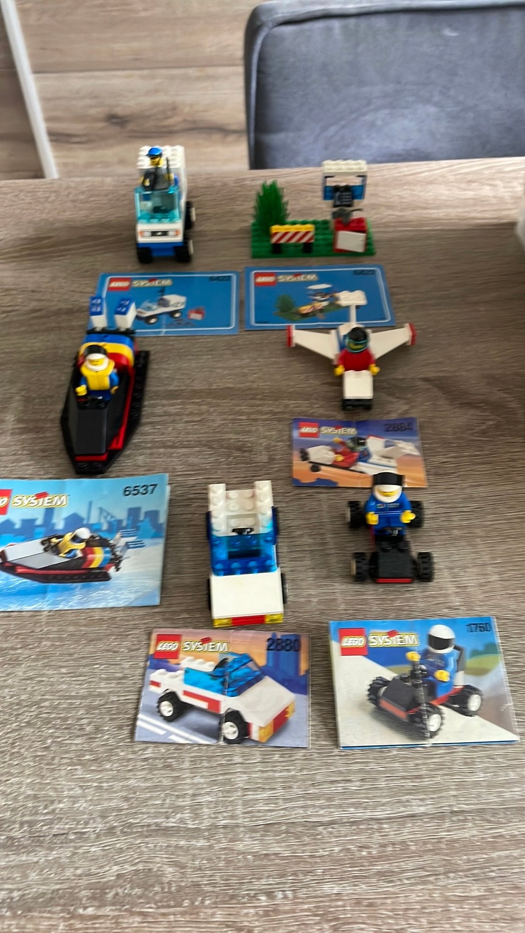 5 Lego System Sets met voorbeeld boekjes!!, Ophalen of Verzenden, Zo goed als nieuw