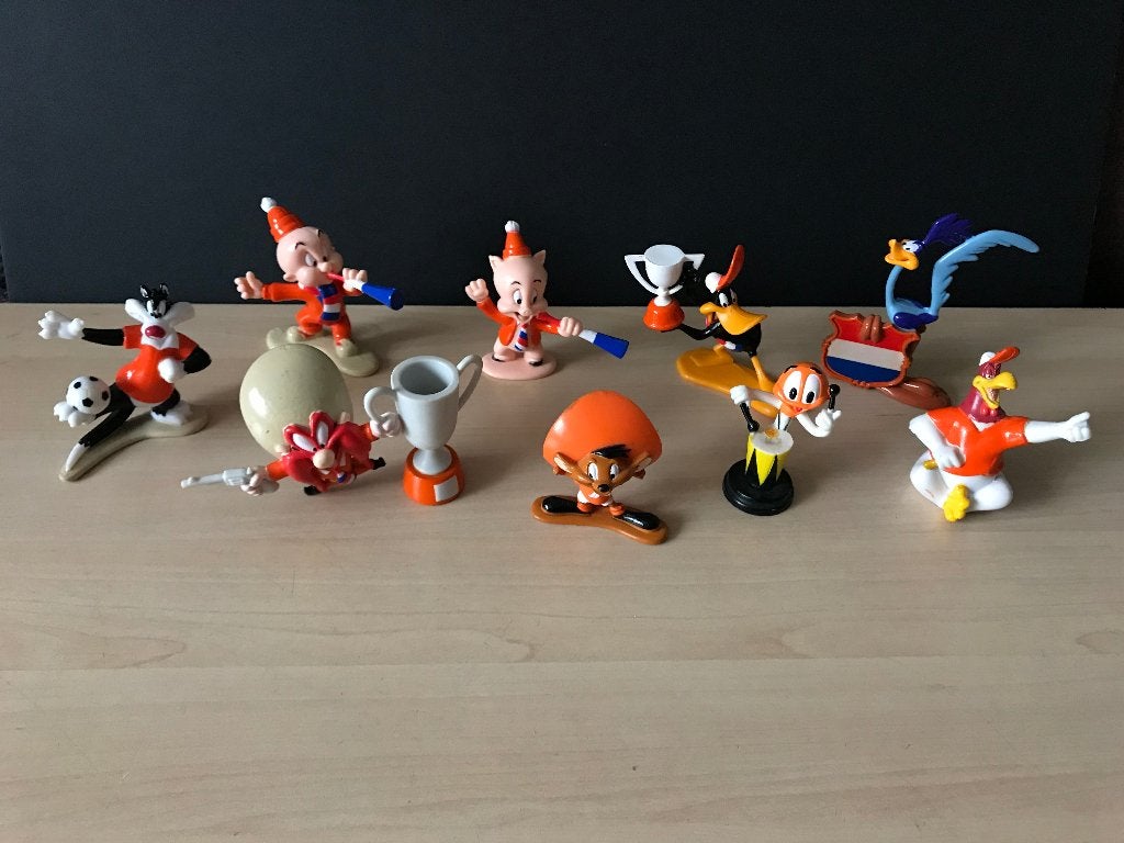 Looney Tunes figuurtje oranje voetbal, Ophalen of Verzenden, Zo goed als nieuw