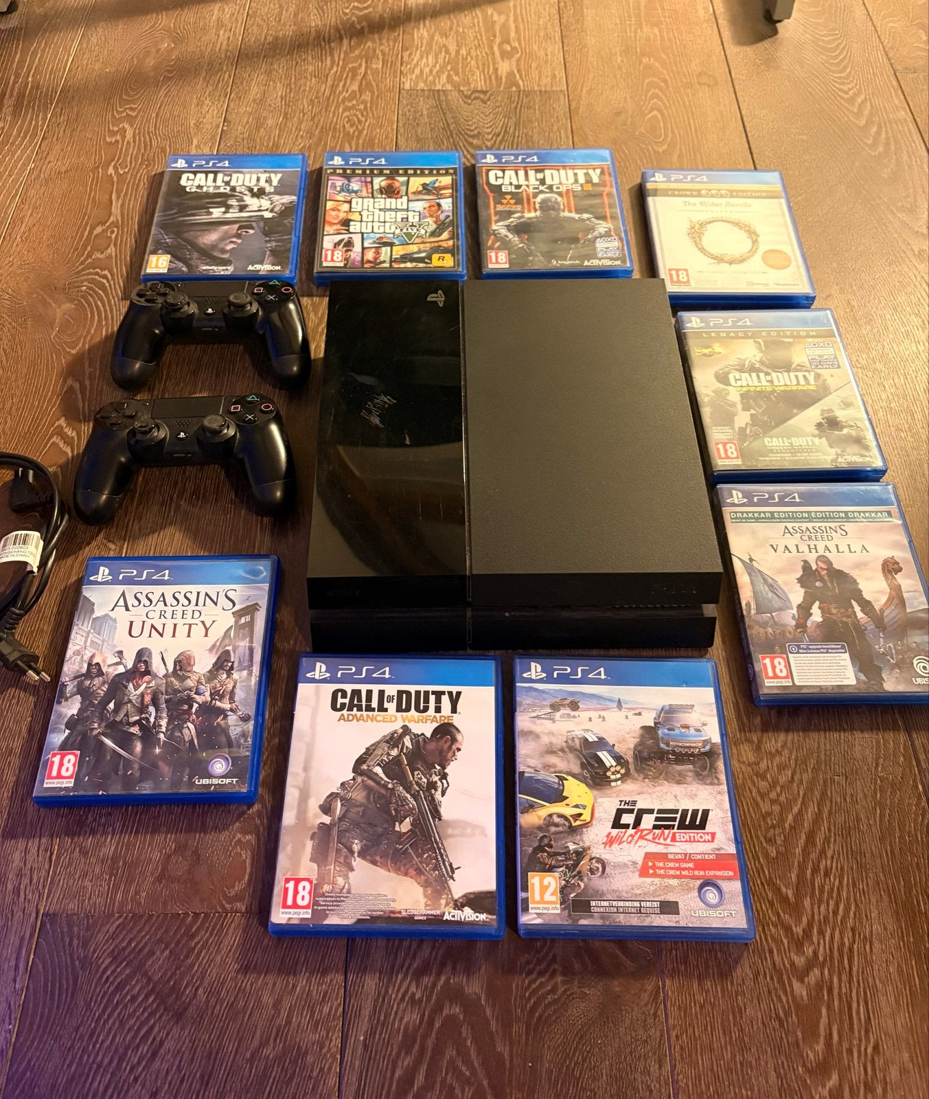 PlayStation 4 1TB met 2 controllers en games, Met 2 controllers, Ophalen of Verzenden, 1 TB, Original