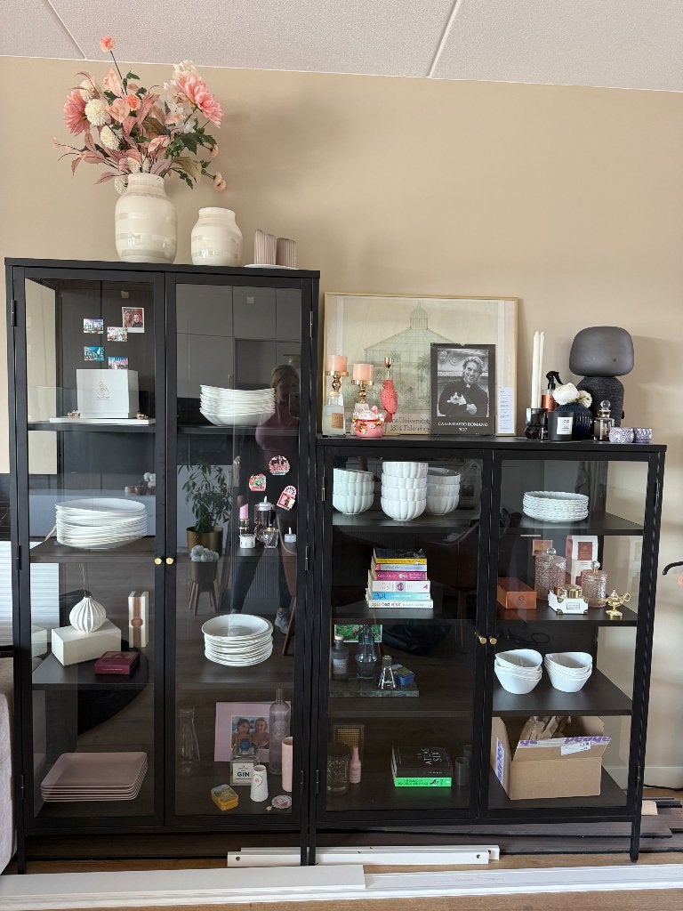 Vitrine closets, Huis en Inrichting, Kasten | Kledingkasten, Ophalen, Gebruikt, 50 tot 100 cm, Minder dan 100 cm
