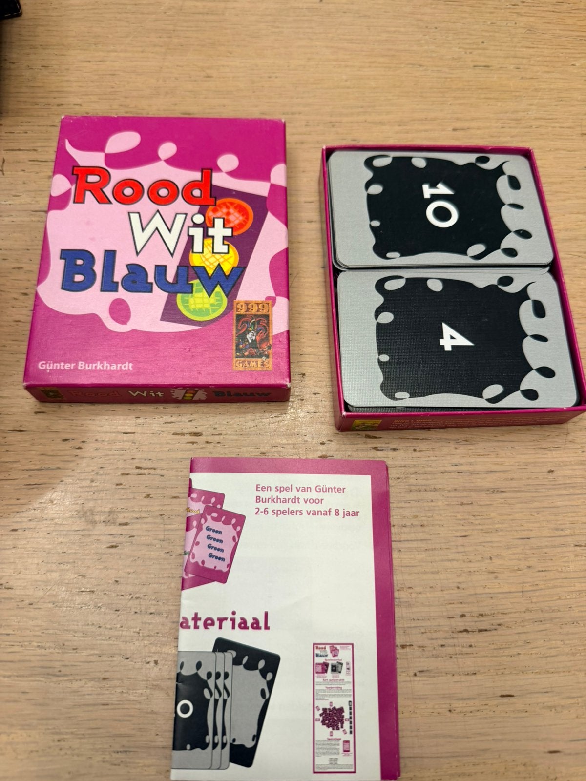 Rood wit blauw 999games zgan, Ophalen of Verzenden, Zo goed als nieuw