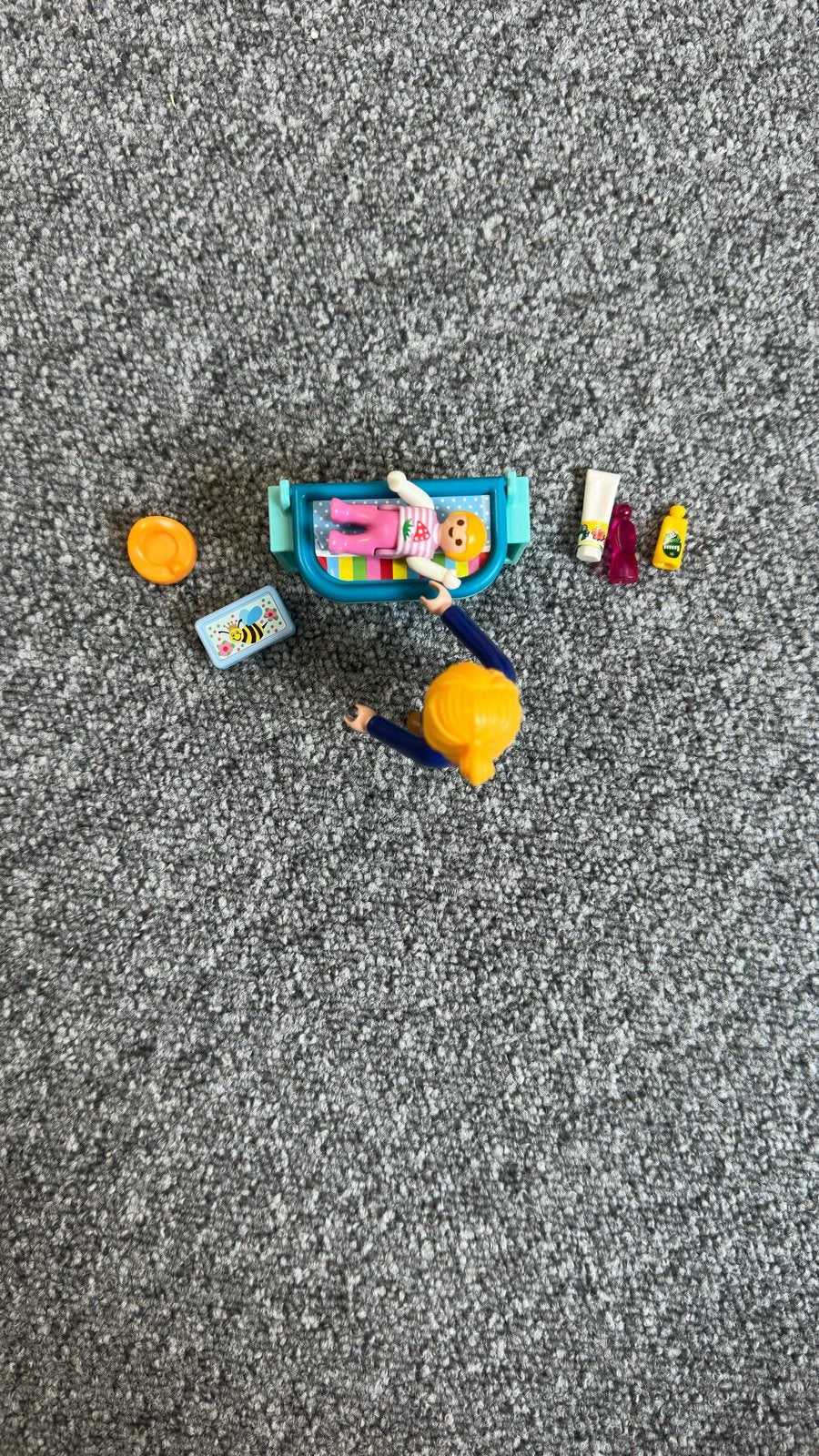 Playmobil babyverzorging set met poppetjes, Gebruikt, Complete set, Special plus, Ophalen of Verzenden