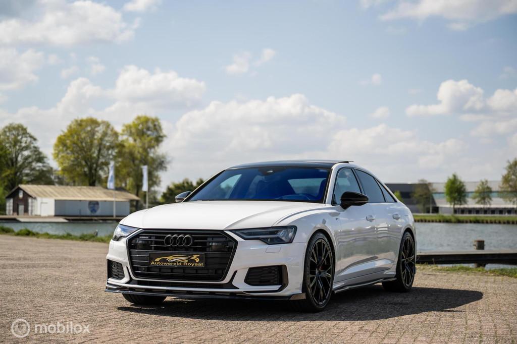 Dikke Audi A6 55 TFSI e *Quattro*Competition*, Gebruikt, Euro 6, 4 cilinders, Wit
