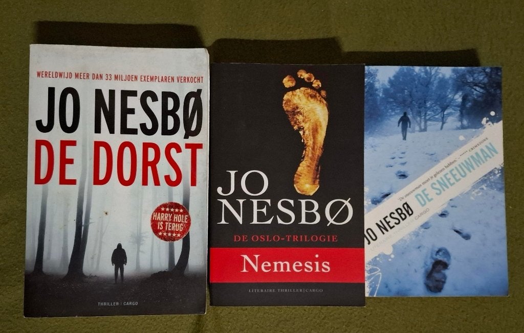 3 x boeken Jo Nesbo, Ophalen of Verzenden, Gelezen, Jo Nesbø, Nederland