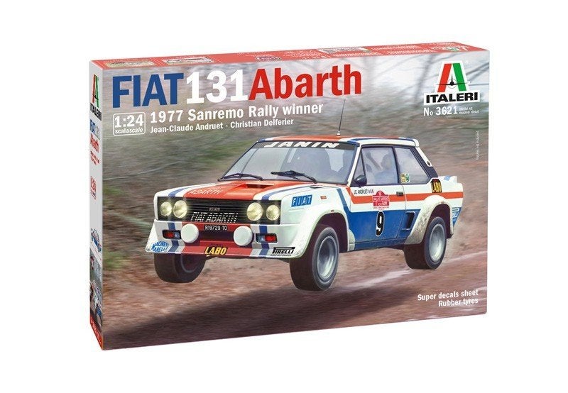 Italeri 1:24 Fiat 131 Abarth 1977 San Remo, Verzenden, Groter dan 1:32, Via Pradazzo 6/b 40012 Calderara di Reno, Italeri