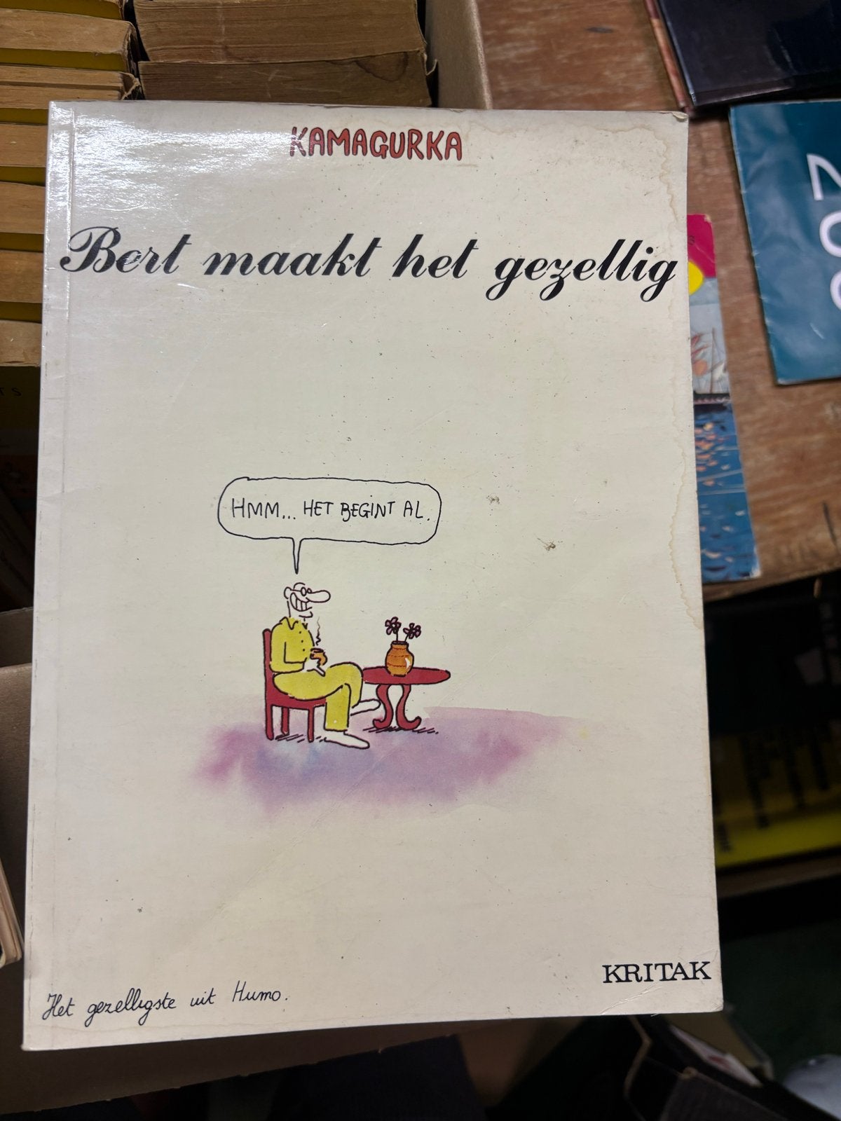 Kamagurka - Bert maakt het gezellig (Humo), Ophalen of Verzenden, Gelezen, Cartoons