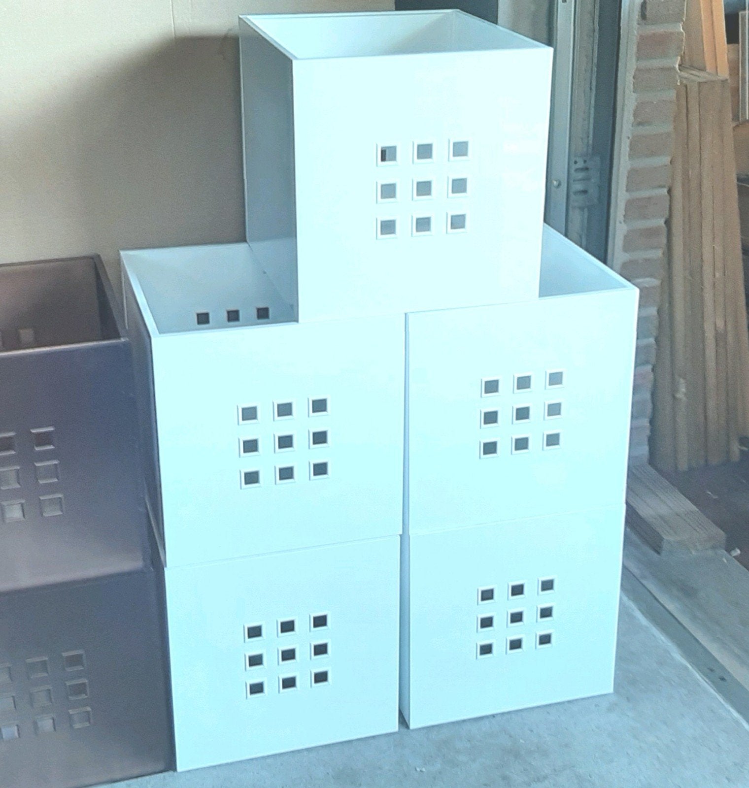 5 lekman bakken voor ikea kallax Vakkenkast, Ophalen, Zo goed als nieuw