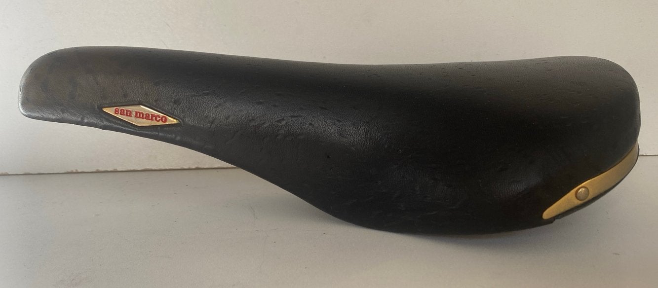 Selle San Marco Rolls Zadel - Vintage Racefiets Zadel, Fietsen en Brommers, Fietsonderdelen, Gebruikt, Zadel, Leer, Racefiets