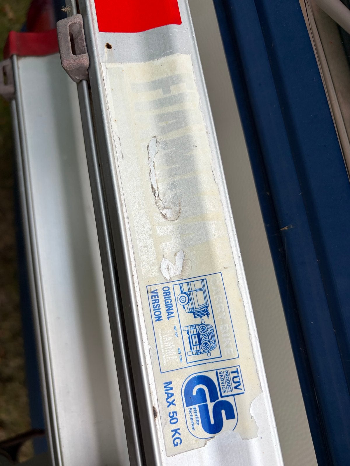 Fiamma Fietsendrager voor 2 fietsen - Achterklepdrager, Ophalen, Gebruikt