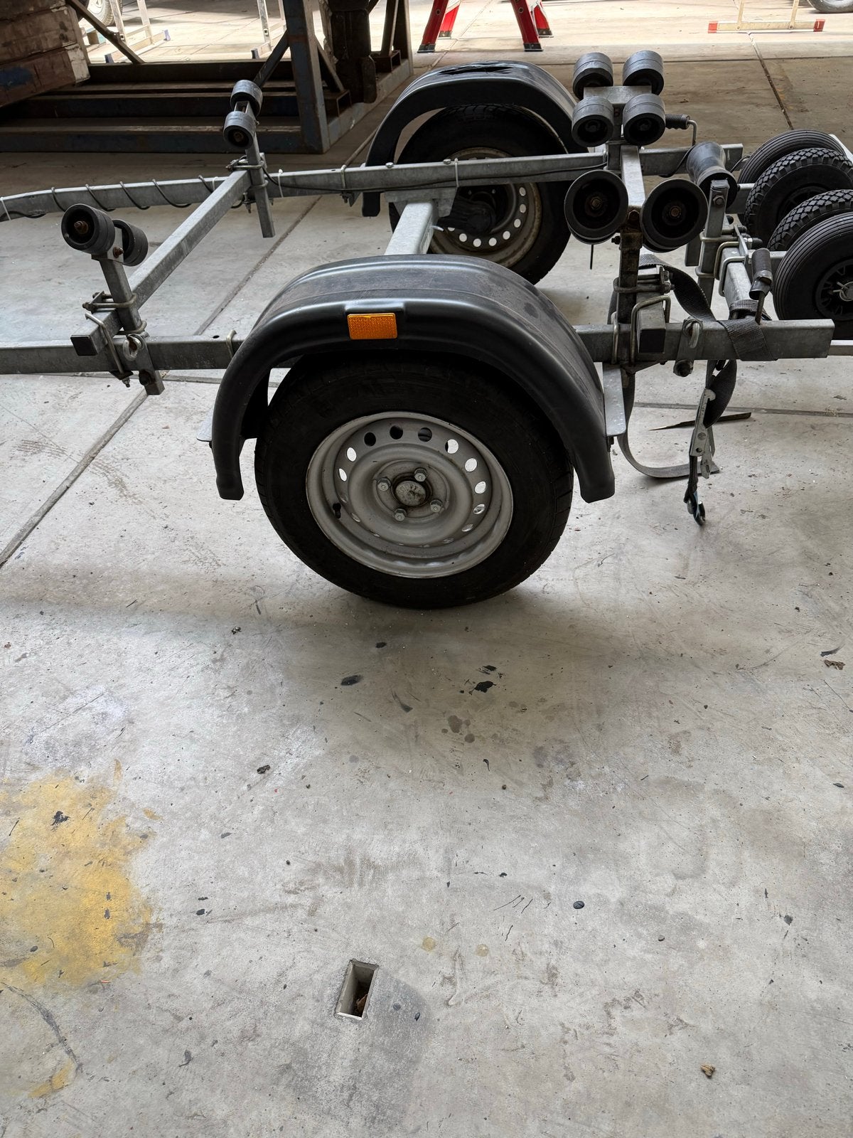 Freewheel boottrailer met rollen - Gebruikt, Ophalen, Minder dan 1500 kg, Gebruikt, Sloepentrailer