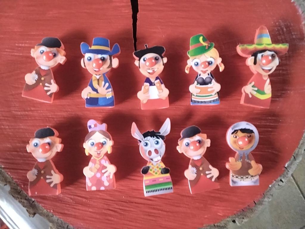 Joki en jet poppetjes set 2, Verzamelen, Efteling, Ophalen of Verzenden, Zo goed als nieuw, Beeldje of Poppetje