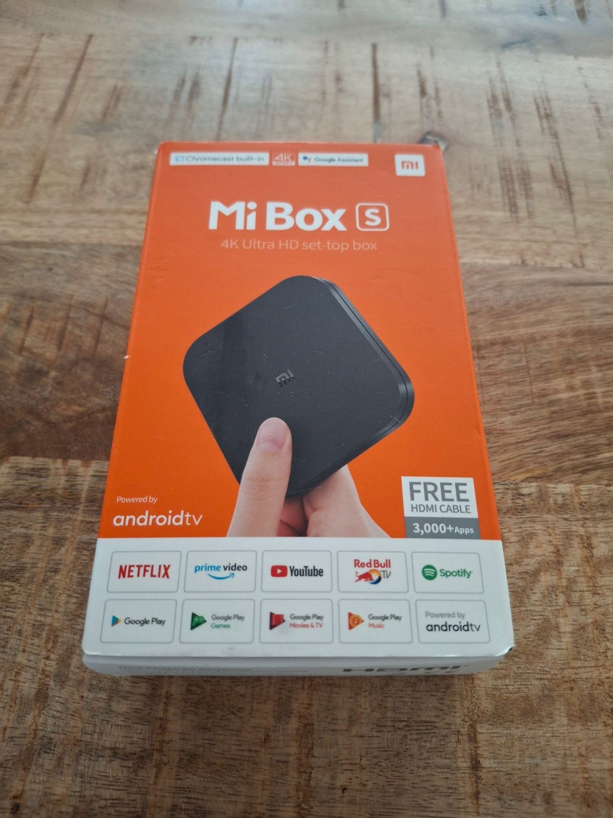 Xiaomi Mi Box S 4K Ultra HD Android TV Set-top Box, Ophalen, Zo goed als nieuw, HDMI, Zonder harde schijf