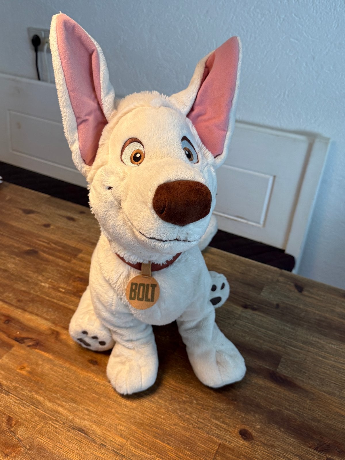 Disney Bolt Knuffel - groot, Kinderen en Baby's, Speelgoed | Knuffels en Pluche, Ophalen, Gebruikt, Disney, Hond