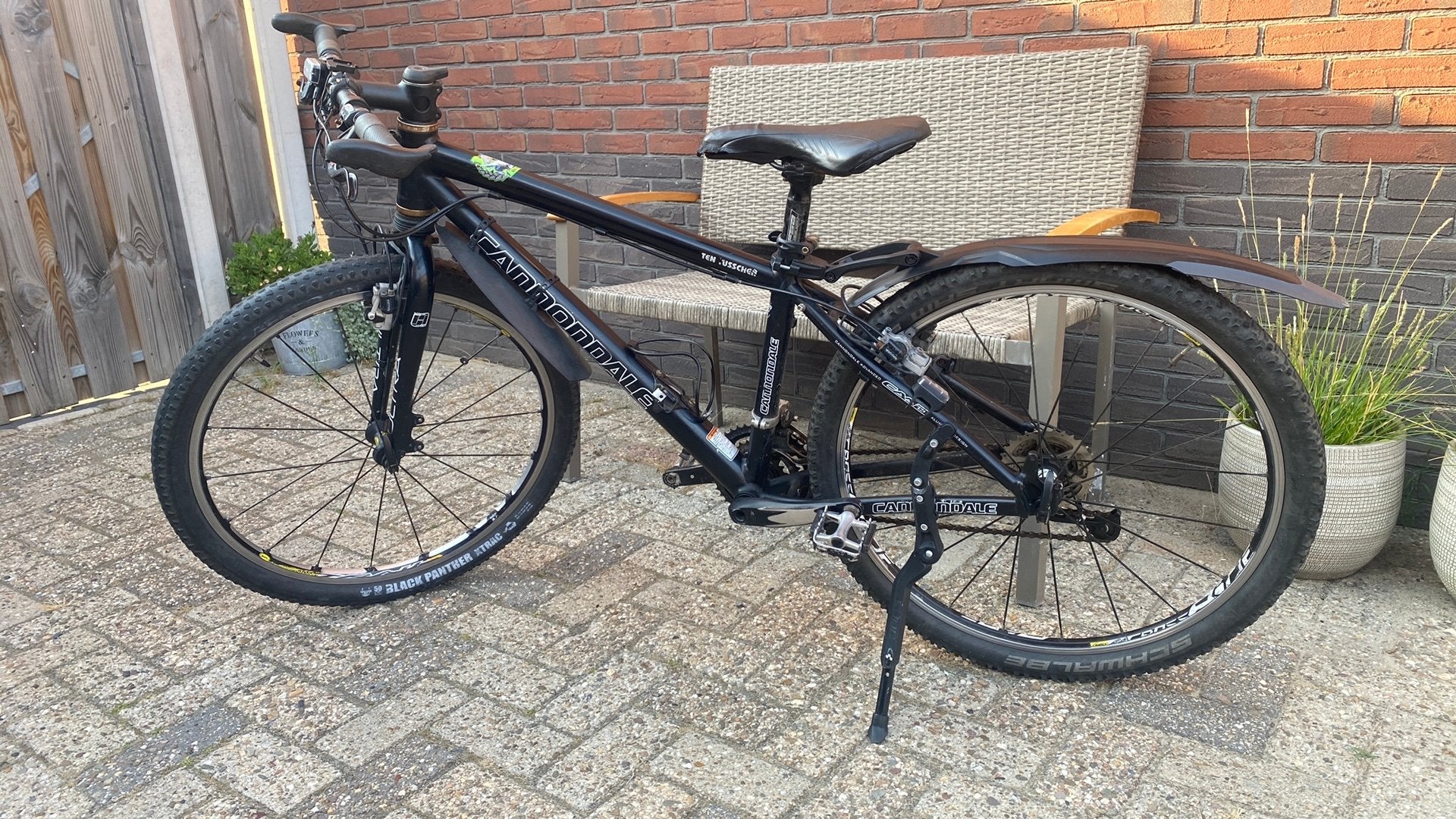 Zwarte Cannondale 26 inch mountainbike, Hardtail, Ophalen, Gebruikt, Overige merken
