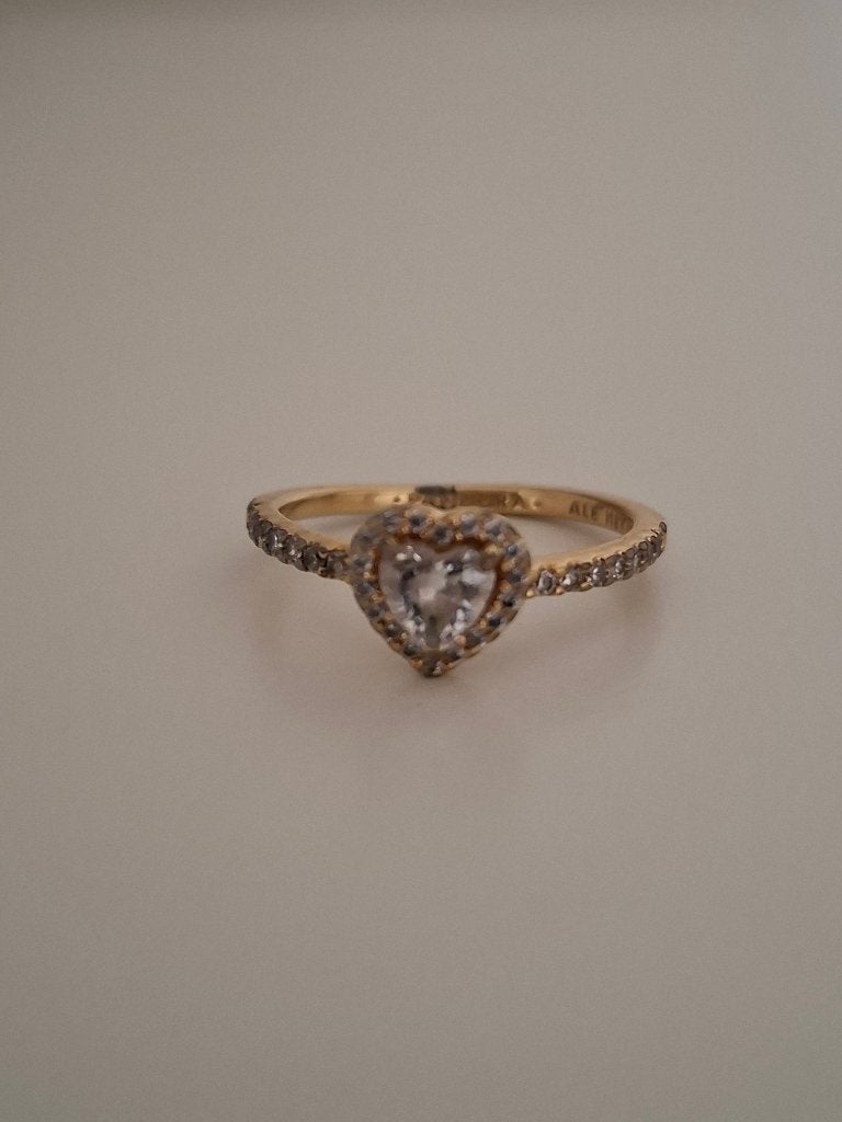 Pandora ring, Overige materialen, Gebruikt, Ophalen of Verzenden, Kleiner dan 17