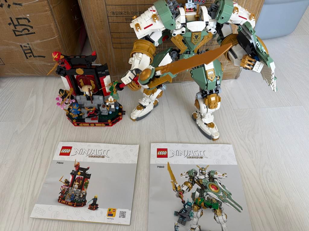 LEGO Ninjago sets 71866 en 71860 met dozen en boekjes, Ophalen of Verzenden, Zo goed als nieuw