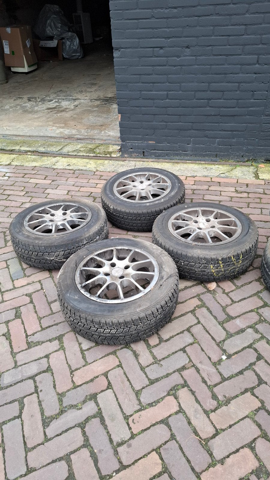 Winterbanden met velgen voor Volkswagen T-Roc, Auto-onderdelen, Banden en Velgen, Banden en Velgen, 17 inch, Personenwagen, Gebruikt