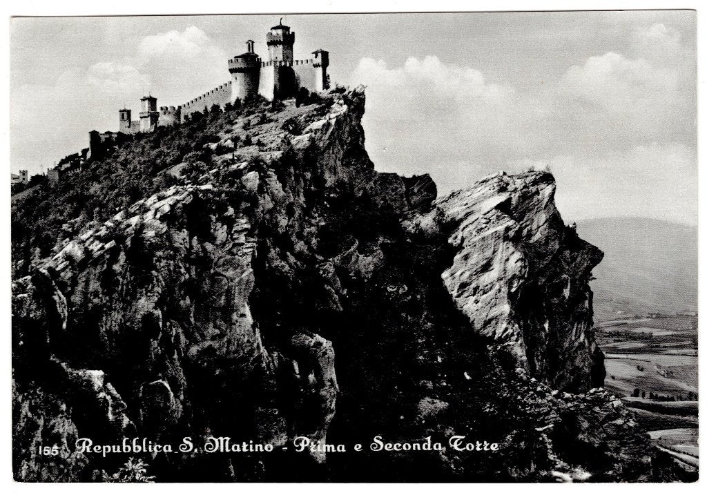 B26207 San Marino torens, Ophalen of Verzenden, 1940 tot 1960, Ongelopen, Overig Europa