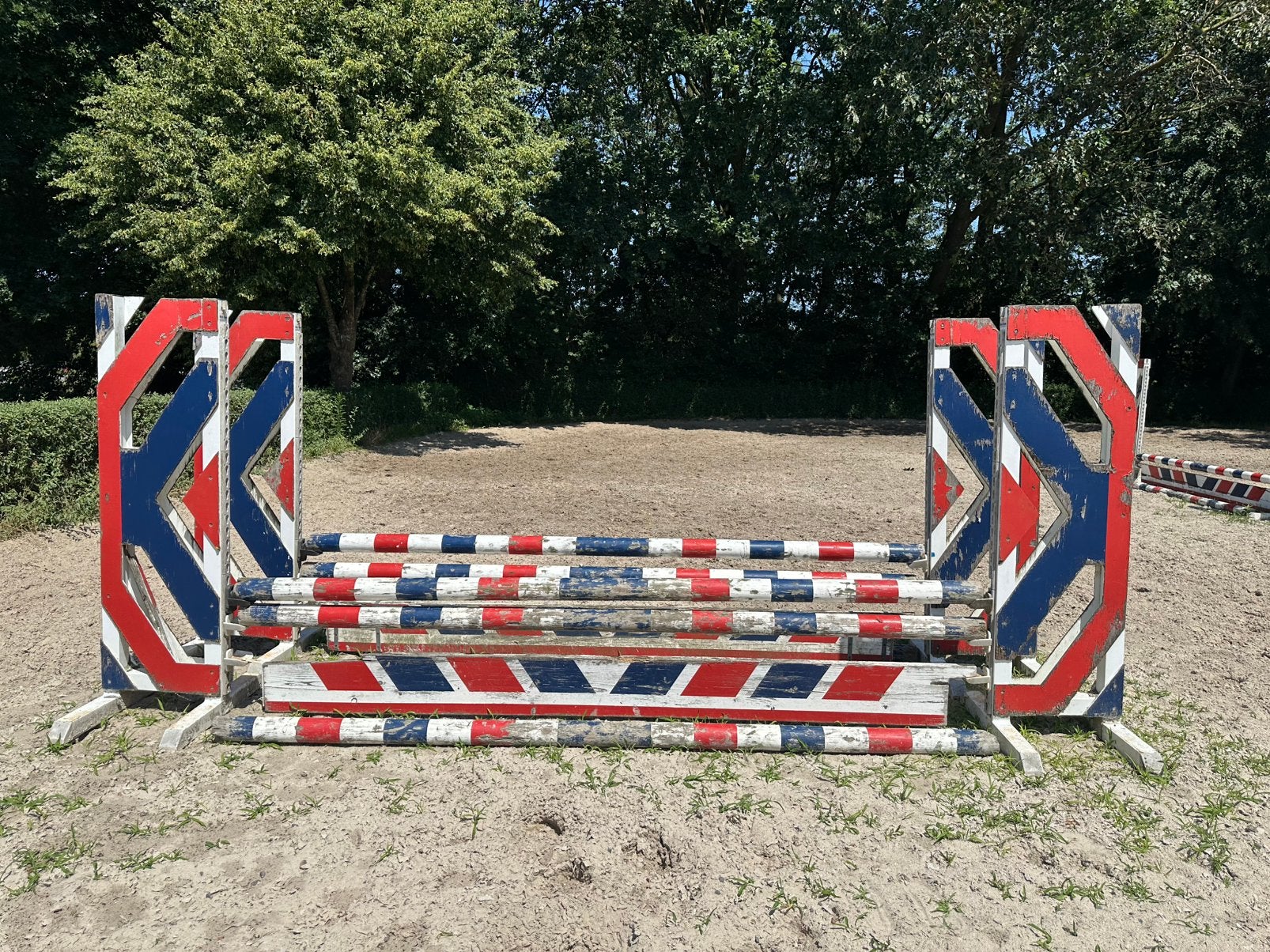 Hindernismateriaal, Ophalen, Springen
